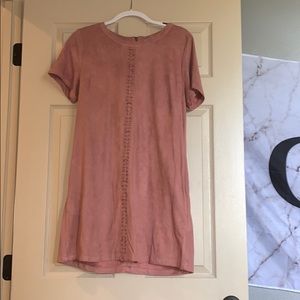 Suede dress
